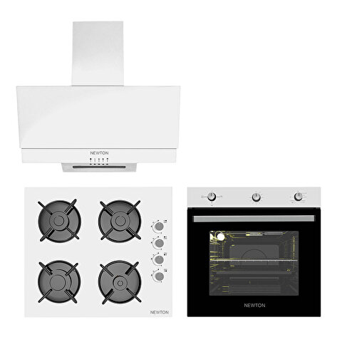 Newton Cam Ankastre Set Beyaz (F-17-GLS 640-MFA400)